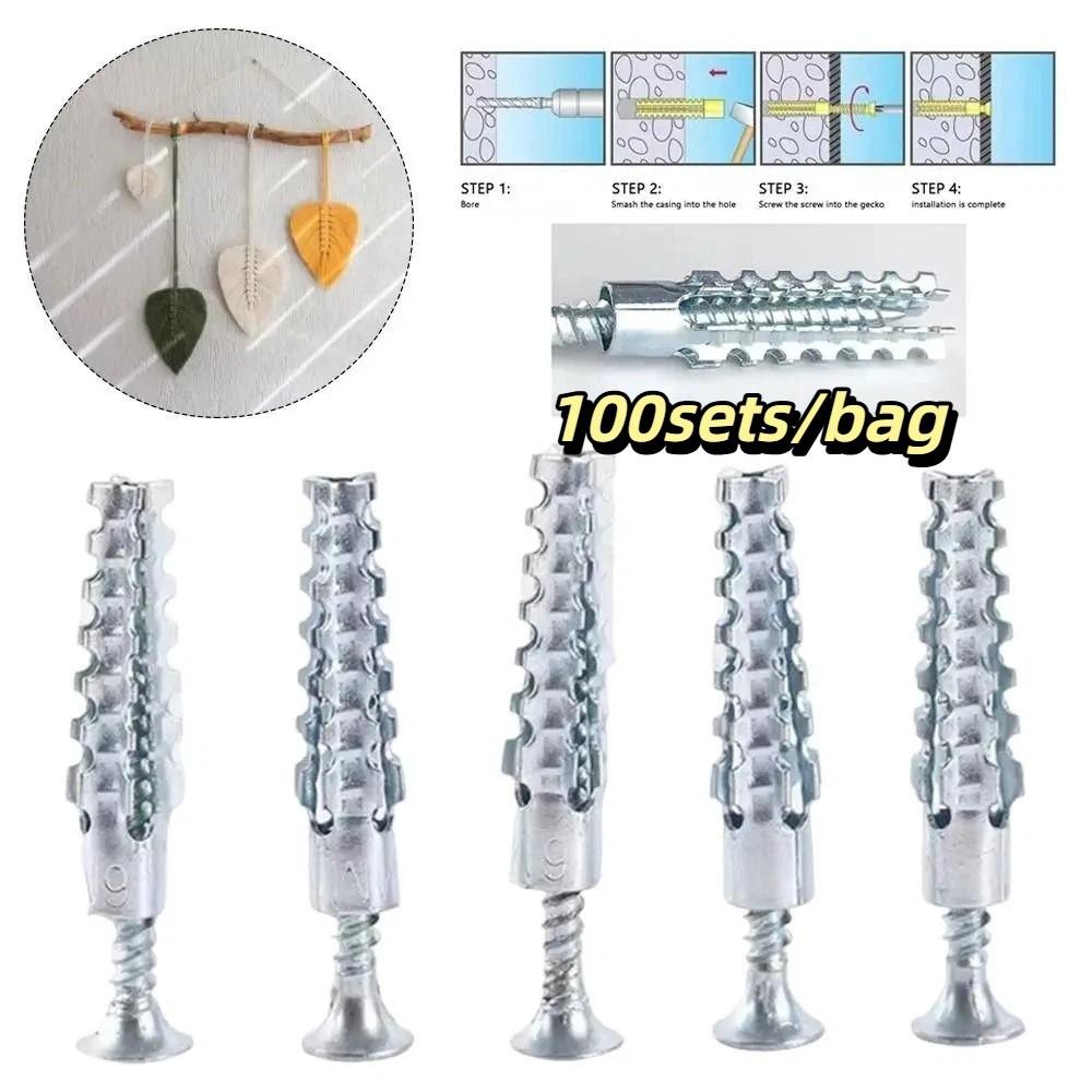Serrated Design Expansion Tube Heavy Duty Self-Tapping Screw Zigzag Anchor Bolt  Concrete Walls