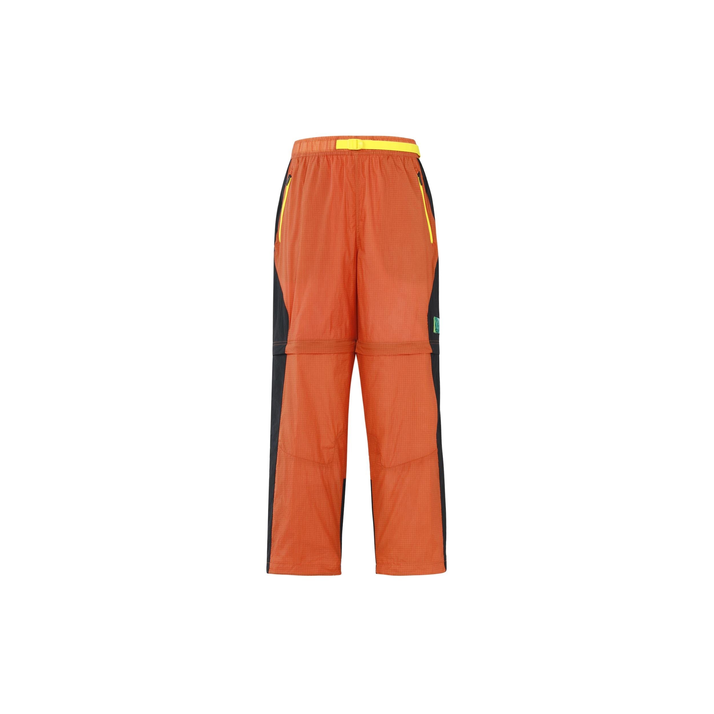 Air Jordan 23 Engineered Convertible Stitched Contrast Sports Trousers For Men Yellow Men s CV2789-875 S