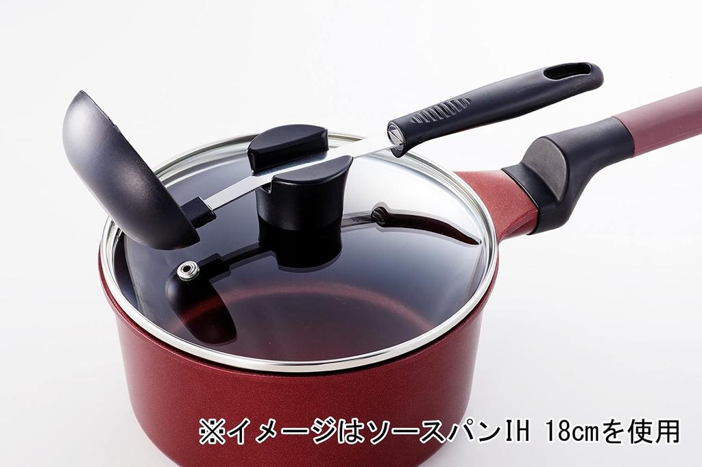 Bestco Volante ND-766, 16cm Brown Diamond-Coated Induction Cooking Saucepan with Glass Lid