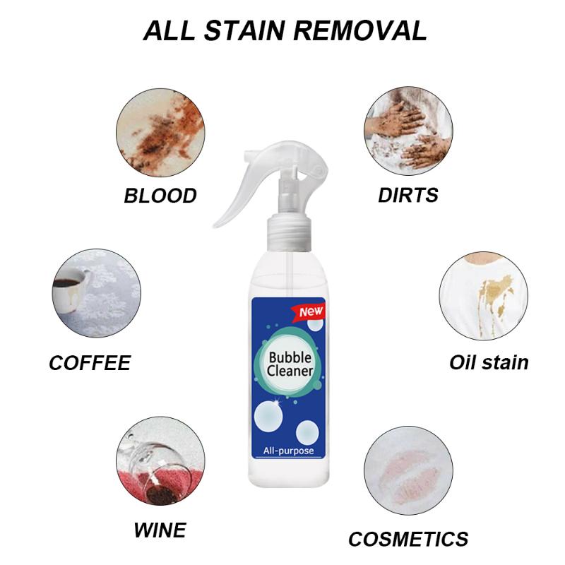 Multi Purpose Heavy Oil Stain Cleaner Kitchen Foam Bubble Spray for Fast Grease Removal Stove Oven Cookware Use