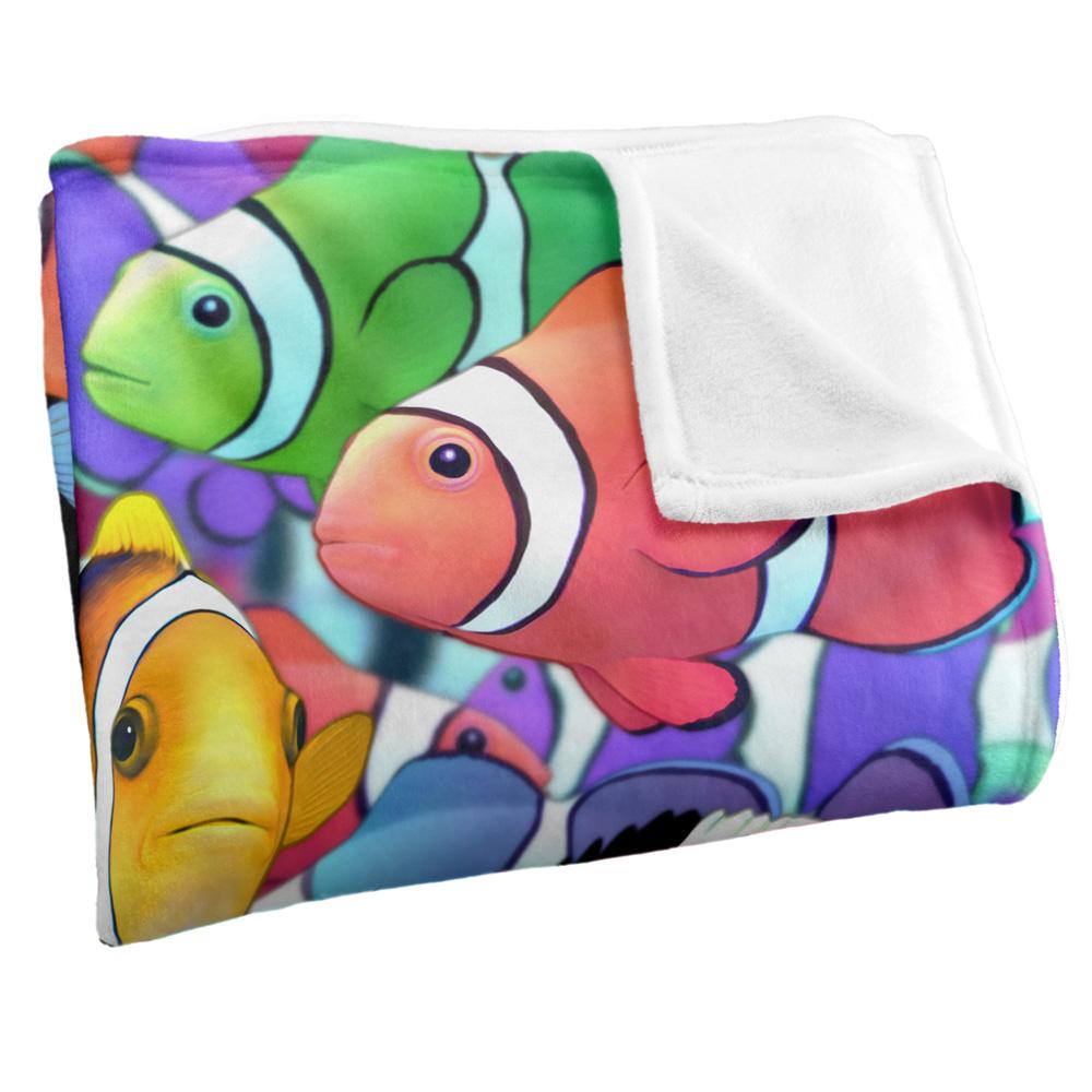 Royce McClure Silky Humbugs And Clownfish Supersoft Blanket