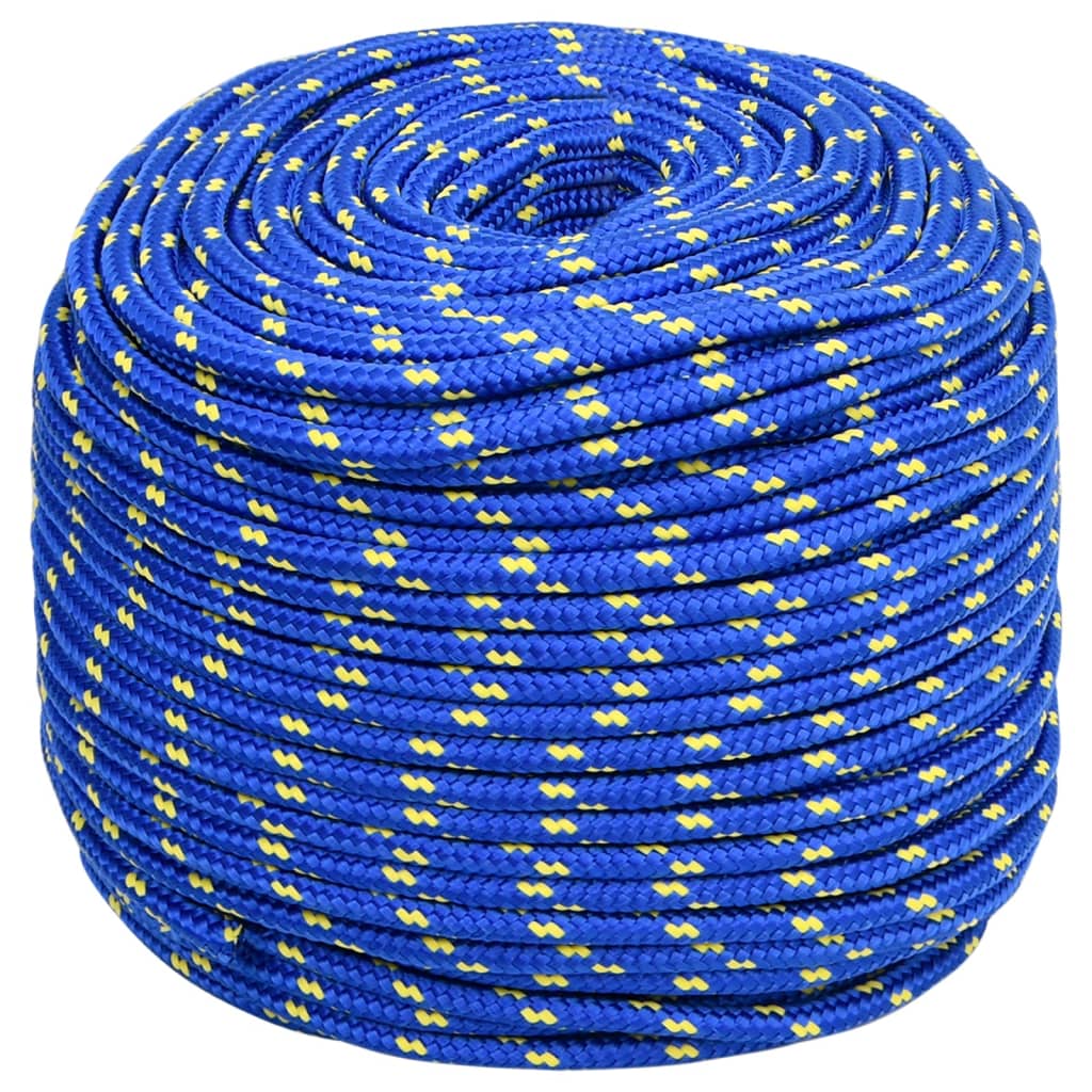 Vidaxl Linka Żeglarska, Niebieska, 10 Mm, 500 M, Polipropylen