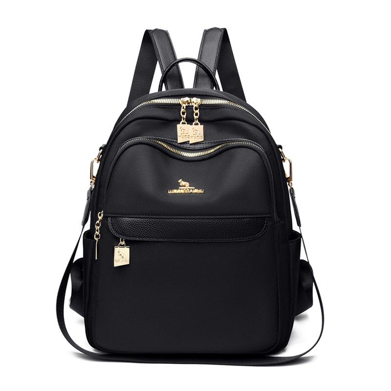 Ladies  Stylish Backpack for Travel, Waterproof and Durable, Multi-functional чёрный
