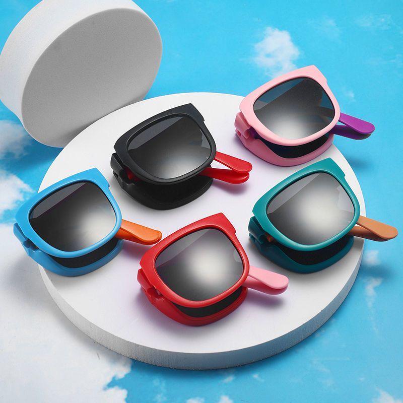 Children's Square Sunglasses - Fashionable, Soft, and Simple Design