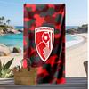 Bournemouth Fußball Druck Strandtuch, Großes Weiches Schnelltrocknendes Handtuch für Strand Camping Schwimmen