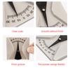 Home Brillen Professionelles Messen Augenwinkel Lineal Neigungsmesser Messwerkzeug Optisches Messinstrument Winkelmesser