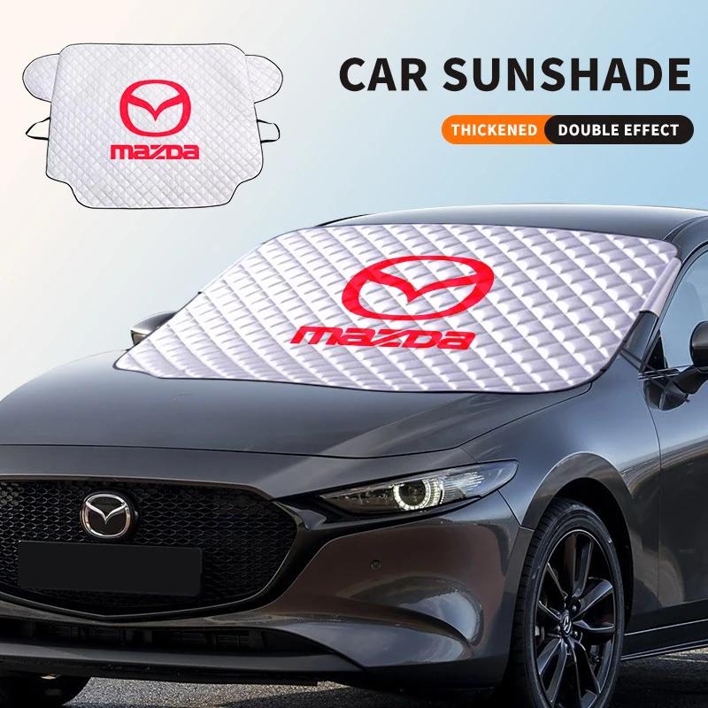 Car Snow Block Cover Thicken Windshield Sunshade Window Protector Car Accessories For Mazda 3 6 Atenza Axela Demio CX3 CX5 MP MS