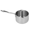 Stainless Steel Hot Milk Pot Chocolate Boiled Sugar Cheese Butter Melting Pot with Dual Pour Spouts