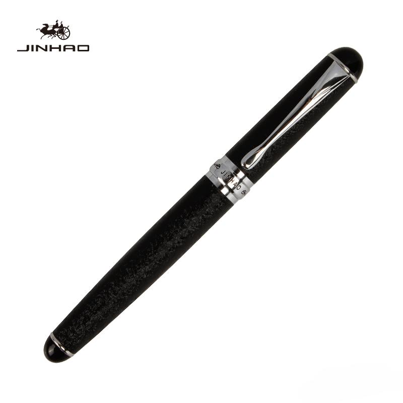 

JINHAO X750 Classic Style Silver Clip Metal Ballpoint Pen 0.5mm Nib Steel Ink Pens for Gift Office School Supplies Stationery