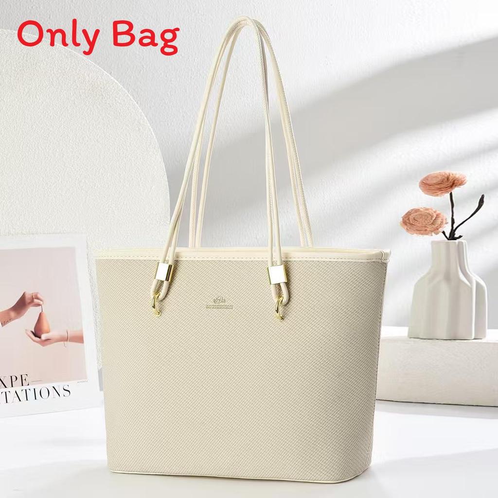Tote Bag For Women Large Pu Handbag With Zipper Pockets For Daily Use