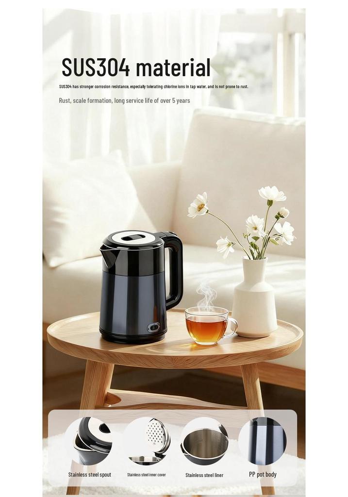 Durable Fast Boiling Electric Kettle - Home & Hotel Use, Fully Automatic with Thermostat