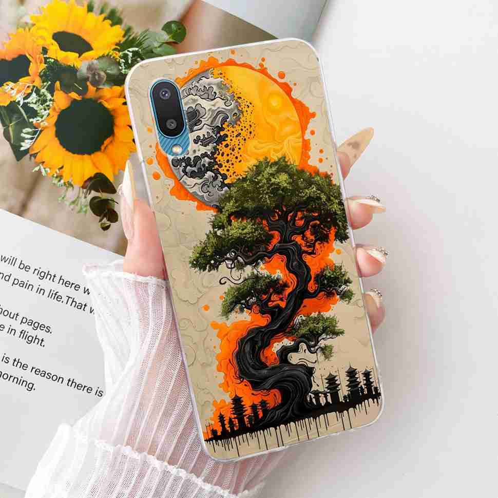 For Samsung Galaxy A02 Case SM-A022F Soft Silicone Colorful Painted Cover Case For Samsung A02 A 02 Galaxy M02 M022F Fundas Bags