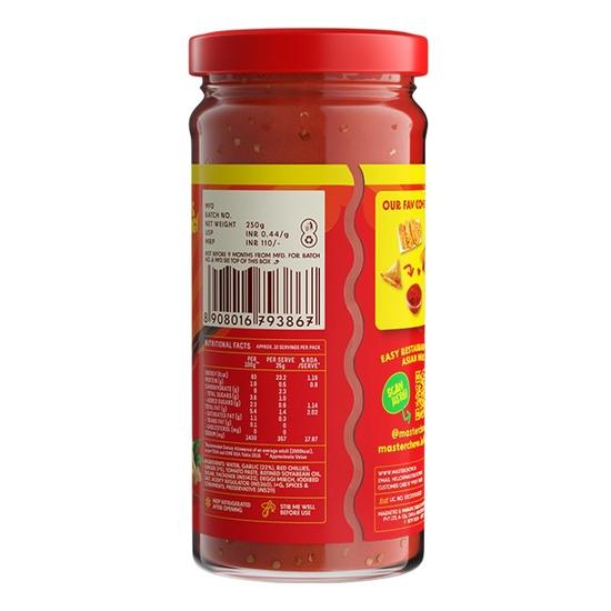 MasterChow Momo Chutney (250g) | Street Style Momos Chutney - Spicy Dipping Sauce | Made with Garlic & Red Chillies | The OG Hot Sauces