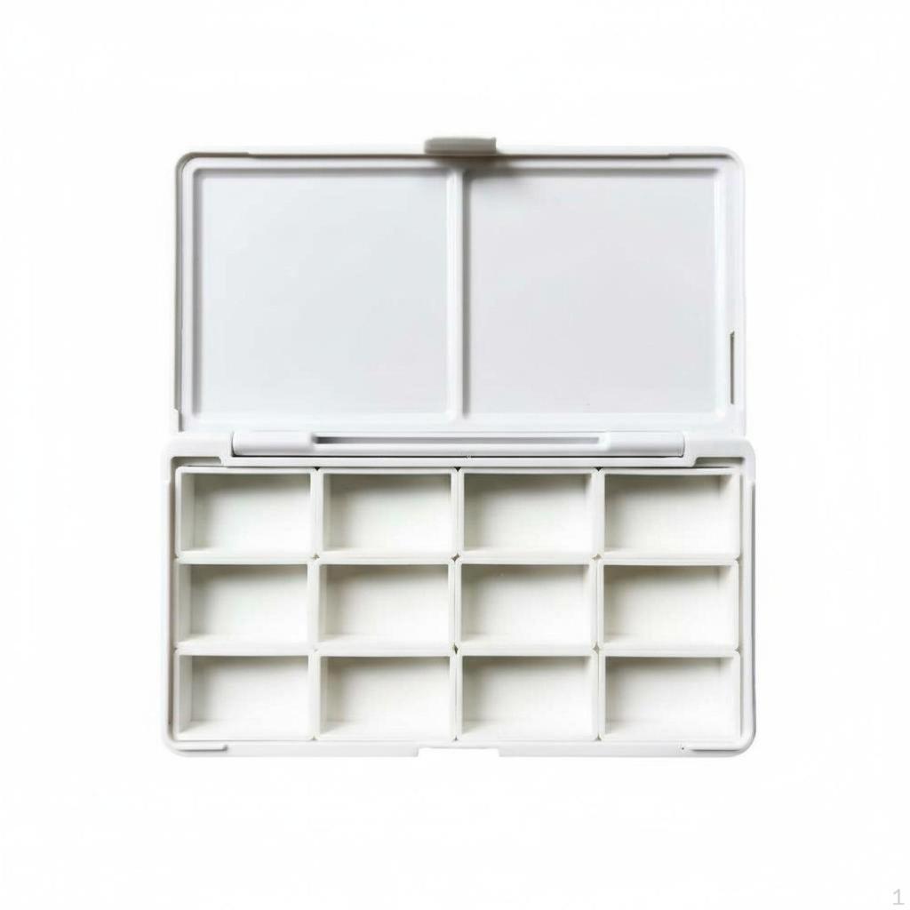Empty Watercolor Palette Multiple Grid Options Artist's Travel Kit Compact Size Paint Pan