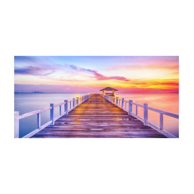 Sea Beach Bridge Posters And Prints Landscape Pictures Canvas Painting Modern Home Decor Wall Art For Living Room Sunset Cuadros