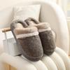 New 2025 Indoor/Outdoor Non-slip Furry Cotton Slippers for Couples - Thickened Winter Edition