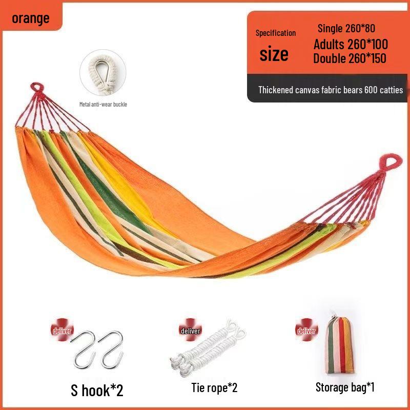 Outdoor Wind Hammock: Summer Swing, Indoor/Outdoor Tassel Hanging Net, Picnic & Camping Set