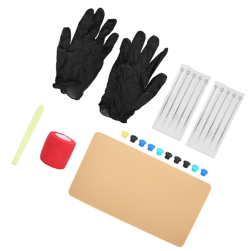 DIY Tattoo Kit 5RL Tattoo Needle Tattoo Pen Practice Skin Accessories for Beginner