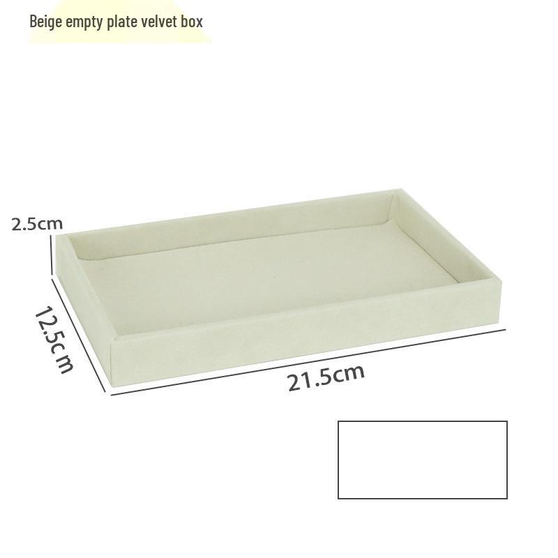 Samt-Schmuckschatulle für Ringe und Ohrringe - Staubdichte Aufbewahrungs- und Vitrinenschachtel