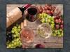 GLAS-SCHNEIDEBRETT 52x40 WEIN