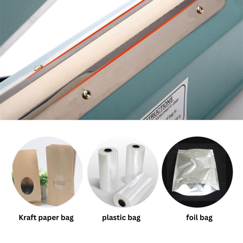 Impulse Sealer Heavy Duty FS-200 / FS-300 / FS-400 ( Metal Body ) for PE PP Bags Packing Machine 200/300/400mm