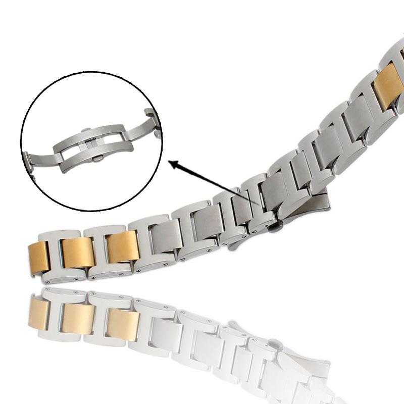 stainless steel watchband for Ballon Bleu series 20*12mm 18*11mm 14*8mm W6920046 straps women's men's bracelet
