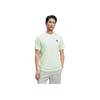Adidas Solid Color Crew Neck Brand Logo Short Sleeve T-Shirt Men Tops Light-Green IT5396
