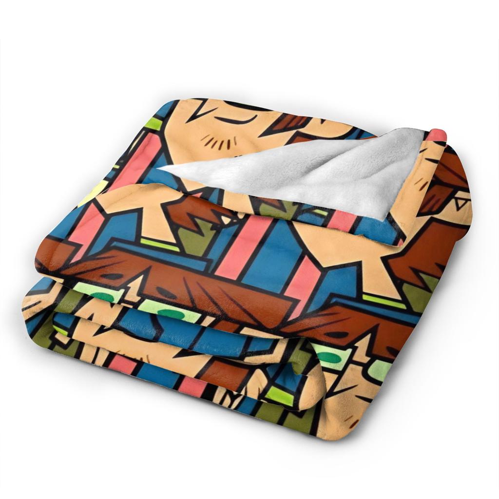 Totals Dramas Harold Knitted Blanket Flannel Throw Blankets Bed Sofa Decoration Soft Warm Bedspread