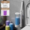Disposable Toilet Brush, Sponge Replacement Head, Toilet Cleaning Brush Set, No Dead Ends, Decontamination, Household Disposable Toilet Brush