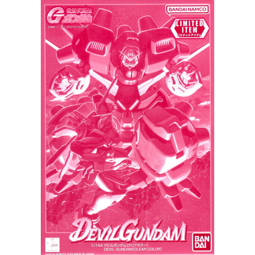 

[Эксклюзивное мероприятие] 1/144 Дьявольский Гандам Прозрачный цвет Мобильный истребитель G Гандам