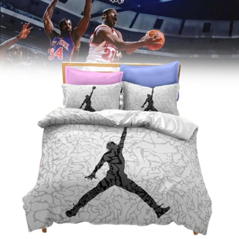Series Michael Basketball Bedding Duvet Cover Pillow Case Bedroom Set