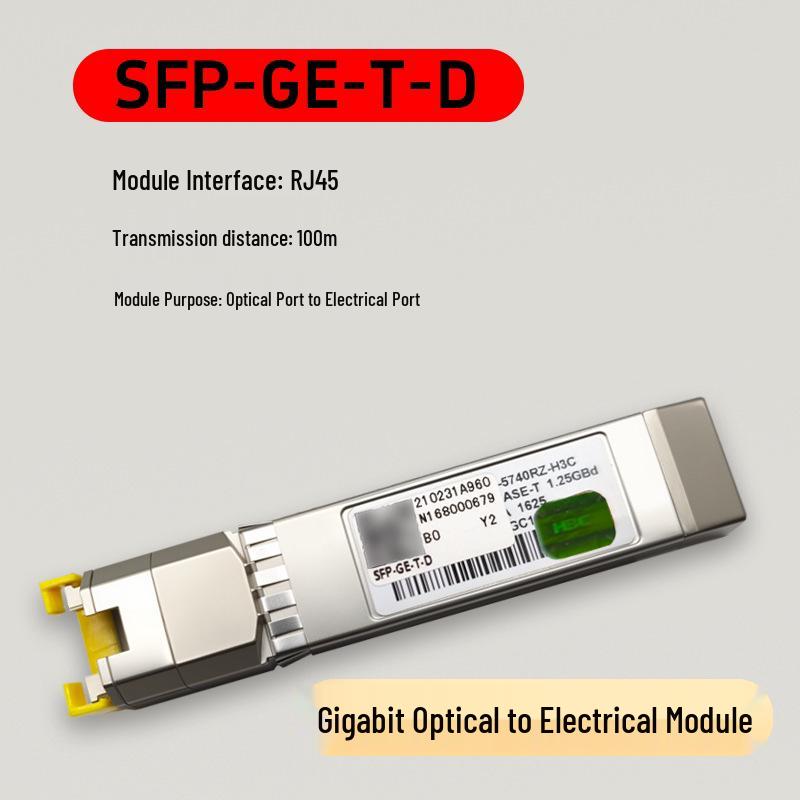H3C H3 Thousand-Gigabit SFP-GE-T-D RJ45 Optical to Electrical Network Module