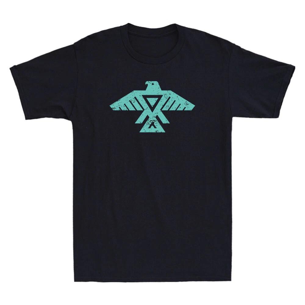 Native American Thunderbird Funny Tribal Art Gift Vintage Men s Cotton T-Shirt M