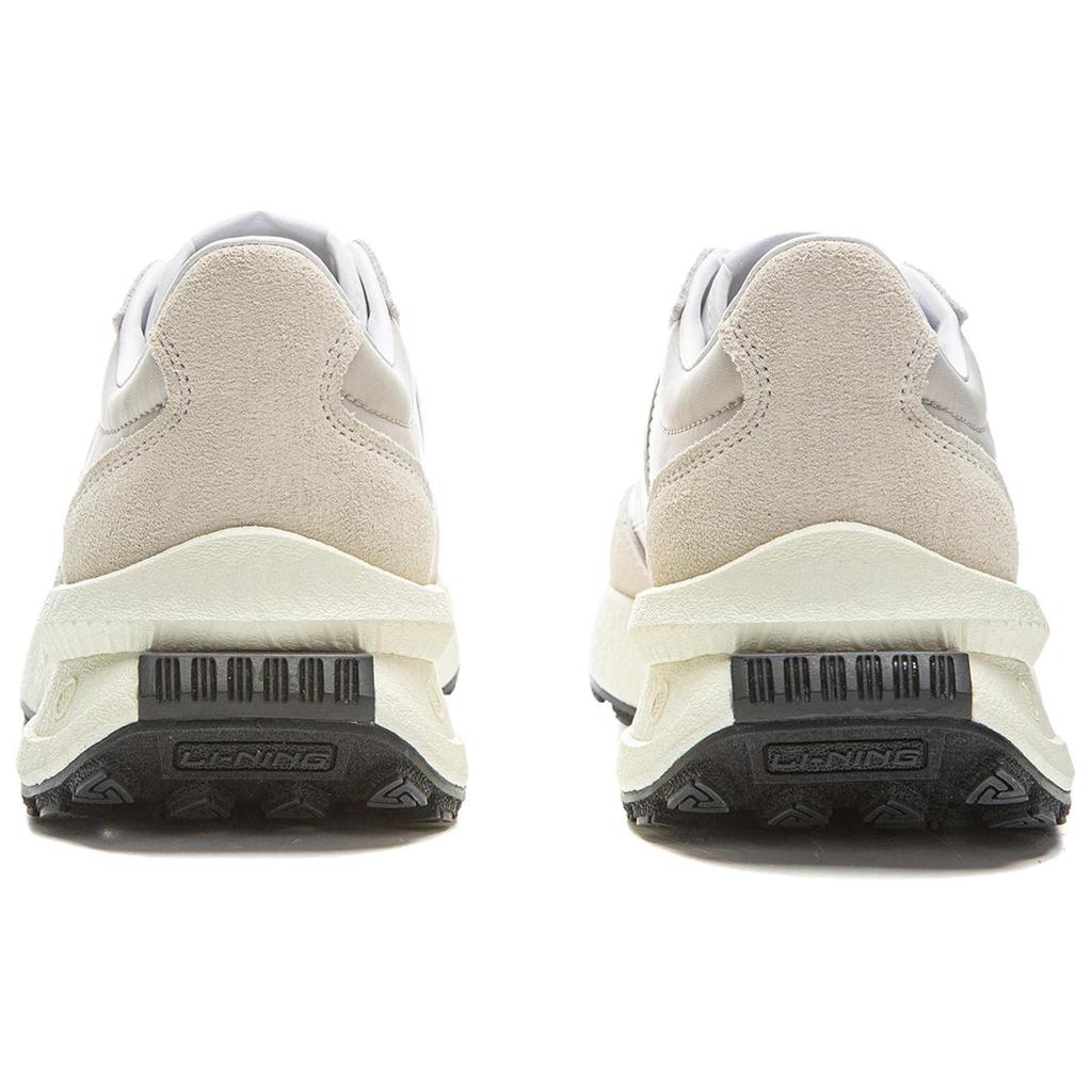 New LiNing Abrasion Resistant Breathable Low top Casual Shoes Unisex Ecru AZGV107-7