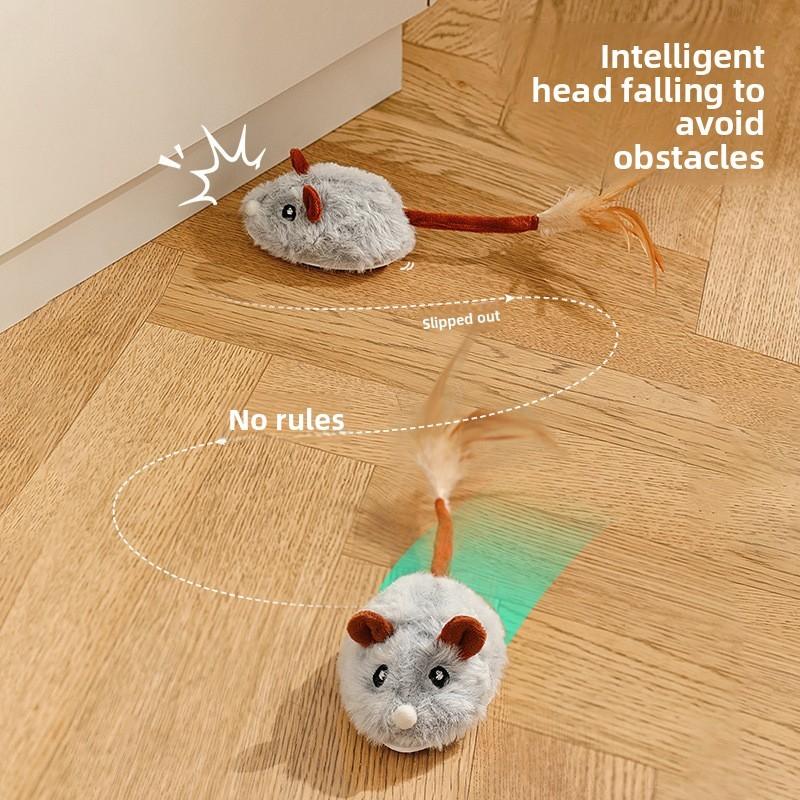 Mouse Electric Simulation Cat Dog Pet Entertainment Toy With Sound Function