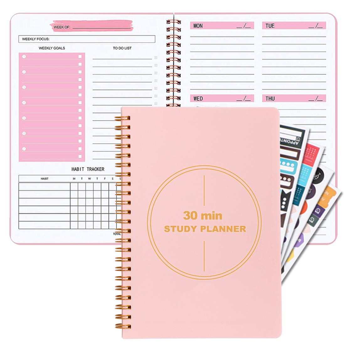A5 Daily 52nd Anniversary Time Management Planner with Stickers A5