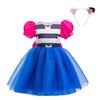 Bambole Gabby Travestimento Casa delle Bambole Cartone Animato Gioco di Ruolo Set da 2 Pezzi Vestiti in Tulle a Righe Gioco per Bambini Tema Festa Abito