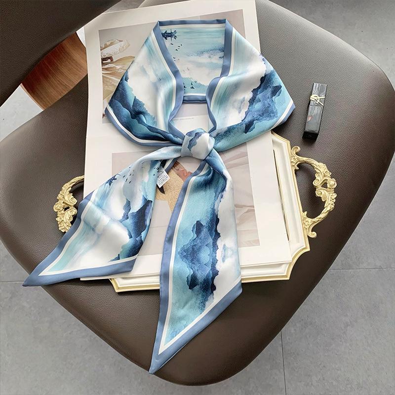 2025 Women's Fashion Scarf Belt: Stylish Waist Accessory for Skirts and Jeans - Long, Elegant Ribbon Design