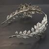 Retro Gold Leaf Vine Headband Wedding Roman Bride Head Jewel Crown Luxury Hair Hair Hoop Headpiece Tiara Accessories Goddess