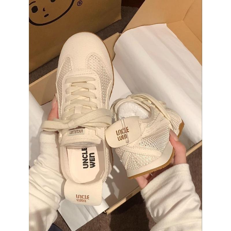 Flat Bottom Inner Height Increase Mesh Breathable Women's Summer New Soft Bottom Versatile Casual Sports Shoes