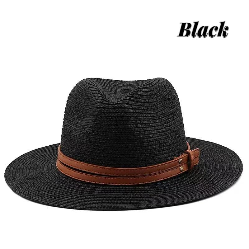 New Men's and Women's Bob Ricard Bucket Sun Hat Ribbon Straw Hat Summer Panama Outdoor Party Picnic Sunshade Basin Cap Sale