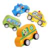 Entertaining Car Model Set Vehicle School Bus Inertial Car for Preschool Kids Birthday Gift Realistic Car Model Set of 6