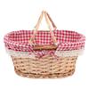 Removable Oval Handwoven Toys Sundries Storage Basket Fruit Basket Picnic Basket Vegetable Basket