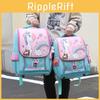 Large Capacity Waterproof Unicorn Cartoon Canvas Backpack For Kids With Breathable Design
