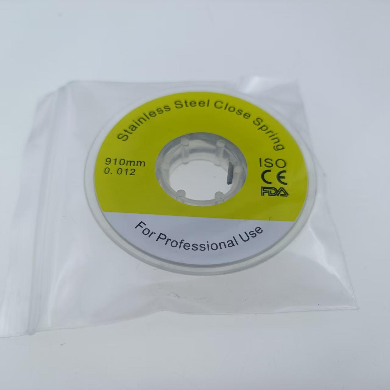 

1 шт. ортодонтическая пружина закрытия/открытия стоматологическая нержавеющая сталь спиральная пружина Close-0.012