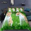 Luxury 3D Flower Cat Print Home Living Duvet Cover Pillowcase Kids Bedding Set Queen and King EU/US/AU/UK Size Bedding Sets