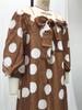 Bohemian Polka Dot Off-Shoulder Women's Dress