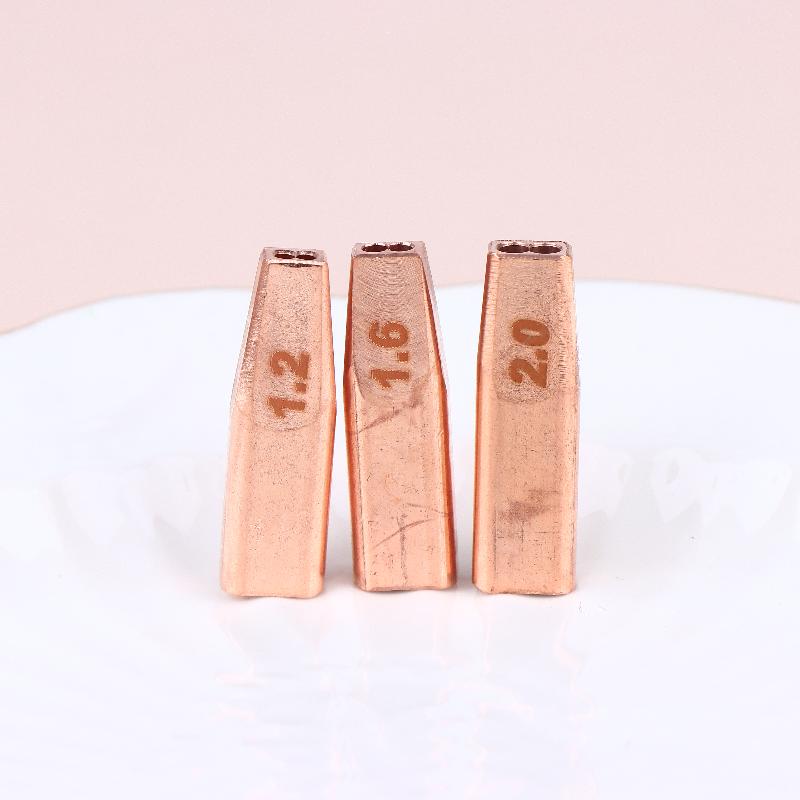 Double Single Wire Guide Nozzle Copper 1.2/1.6/2.0Mm For Laser Handheld Welding Head Machine Accessories