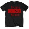 Faith No More - Classic New Logo Star - Black T-shirt