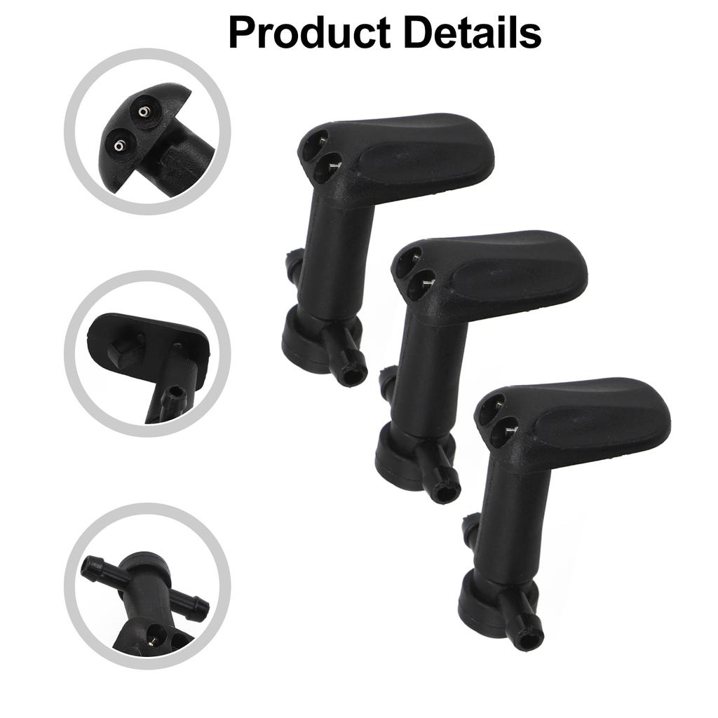 3 stk Spylerdyser Plast Spylerdyser For Saab 93 93X 200311 12778850 12778849 Erstatning